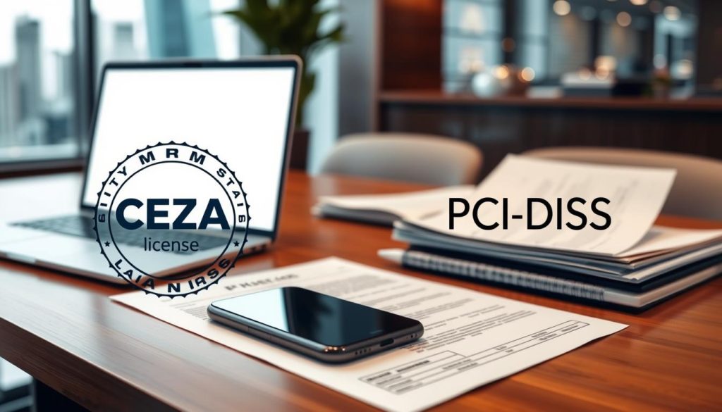 giấy phép CEZA và bảo mật PCI DSS