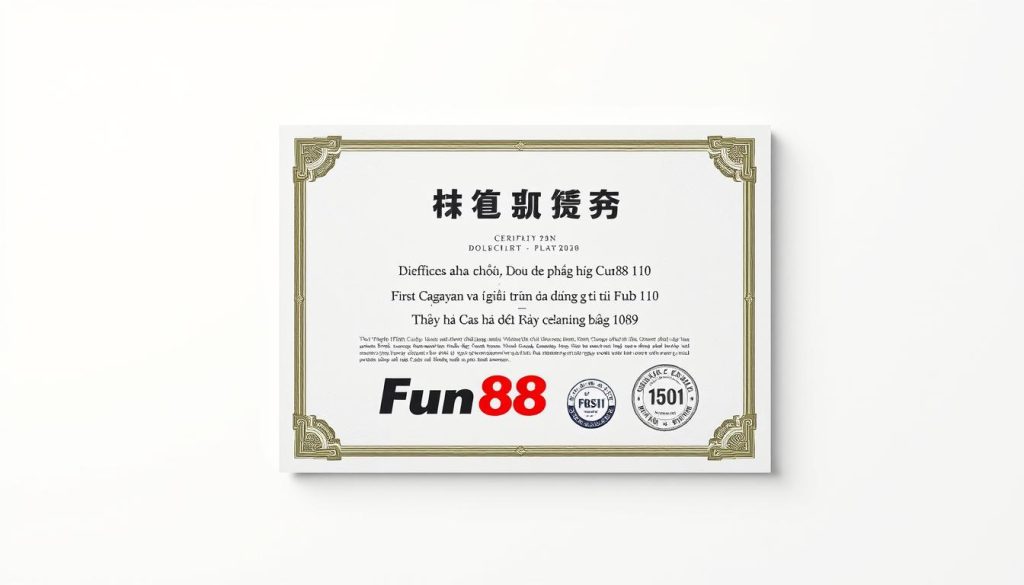 giấy phép First Cagayan và giải trí đa dạng tại Fun88 110