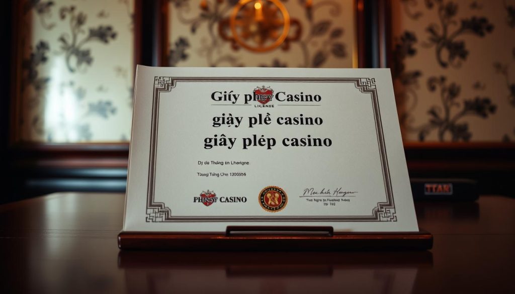 giấy phép casino
